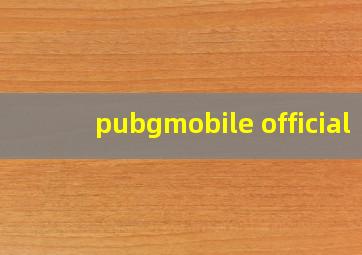 pubgmobile official